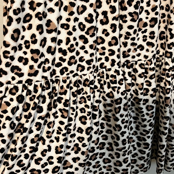 NWT Alice Leopard Baby Doll MIDI Dress by Oddi Size Small - Picture 3 of 8